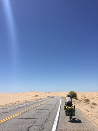 Desert dunes in Glamis, CA